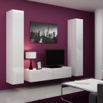 Cama TV stand VIGO 140 30/140/40 white/white gloss