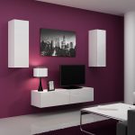 Cama TV stand VIGO 140 30/140/40 white/white gloss