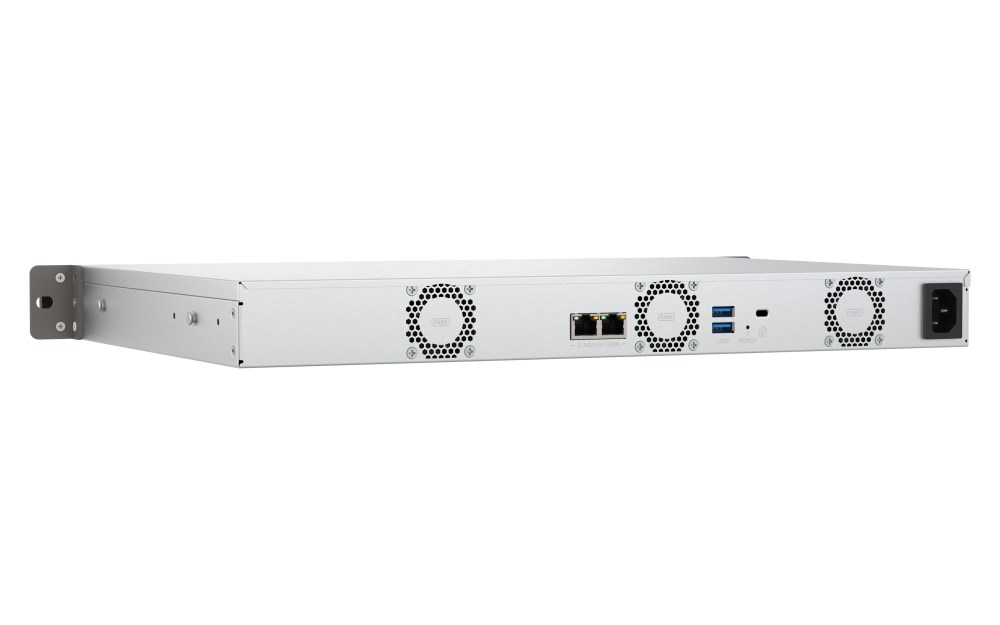 QNAP TS-433eU NAS Rack (1U) Cortex-A Cortex-A55 4 GB 0 TB QNAP Turbo System Black
