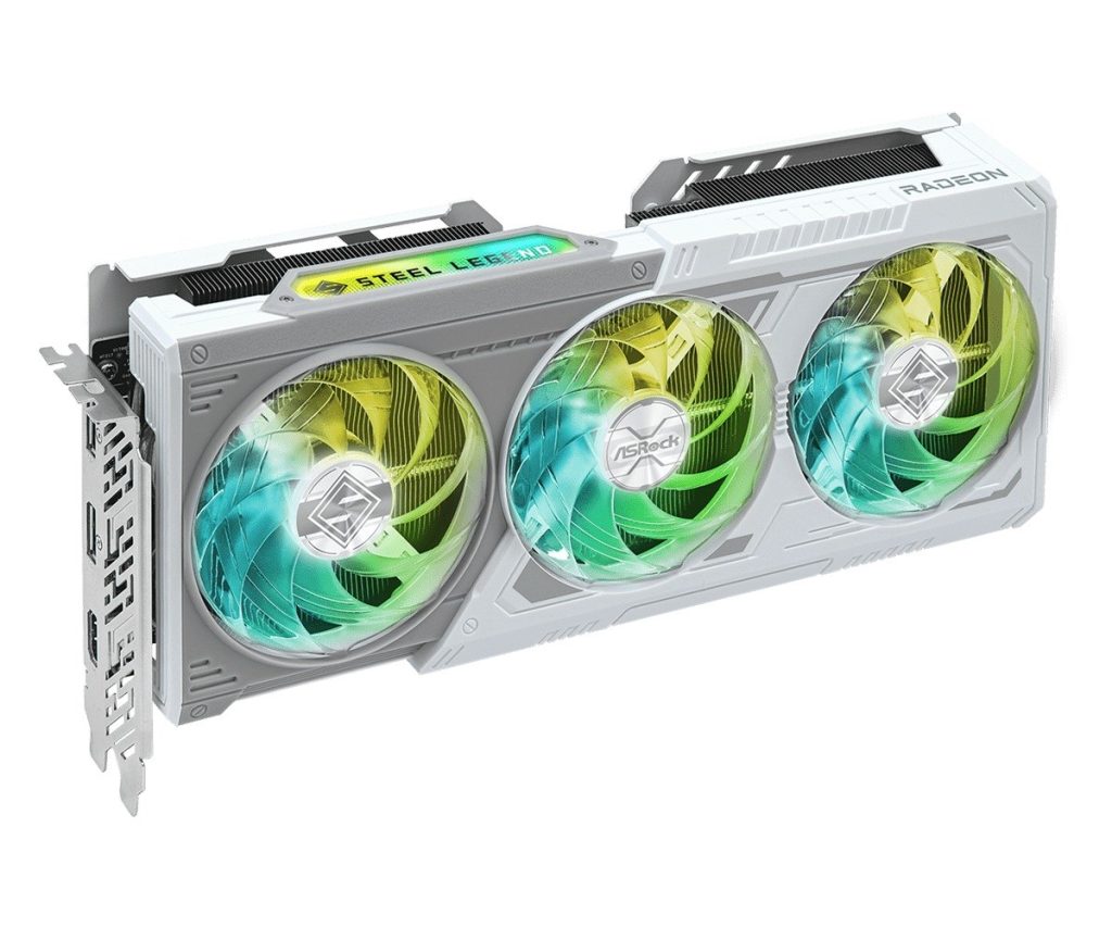 Graphics card. Asrock RX9060XT Steel Legend 16GB OC