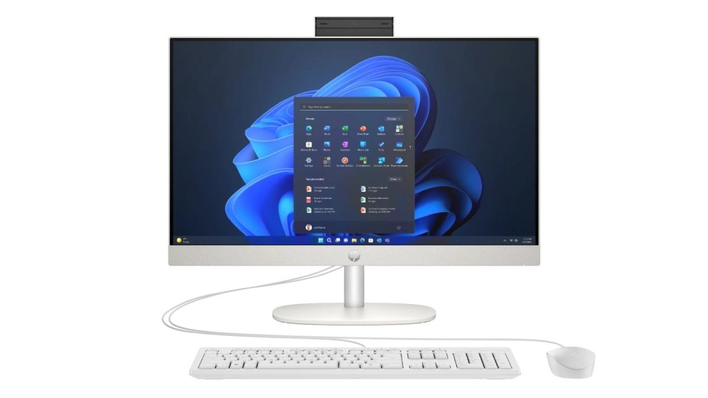 HP ProOne 240 G10 Desktop PC Intel Core Ultra 7 155U 60.5 cm (23.8") 1920 x 1280 px All-in-One PC 16 GB DDR5-SDRAM 512 GB SSD Windows 11 Pro Wi-Fi 6 (802.11ax) White