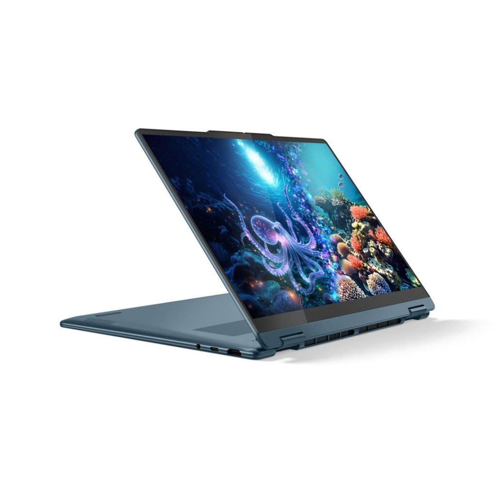 Lenovo Yoga 7 2-in-1 14AKP10 Copilot+ PC AMD Ryzen AI 5 340 Hybrid (2-in-1) 35.6 cm (14") Touchscreen WUXGA 16 GB LPDDR5-SDRAM 512 GB SSD Wi-Fi 7 (802.11be) Windows 11 Home Teal