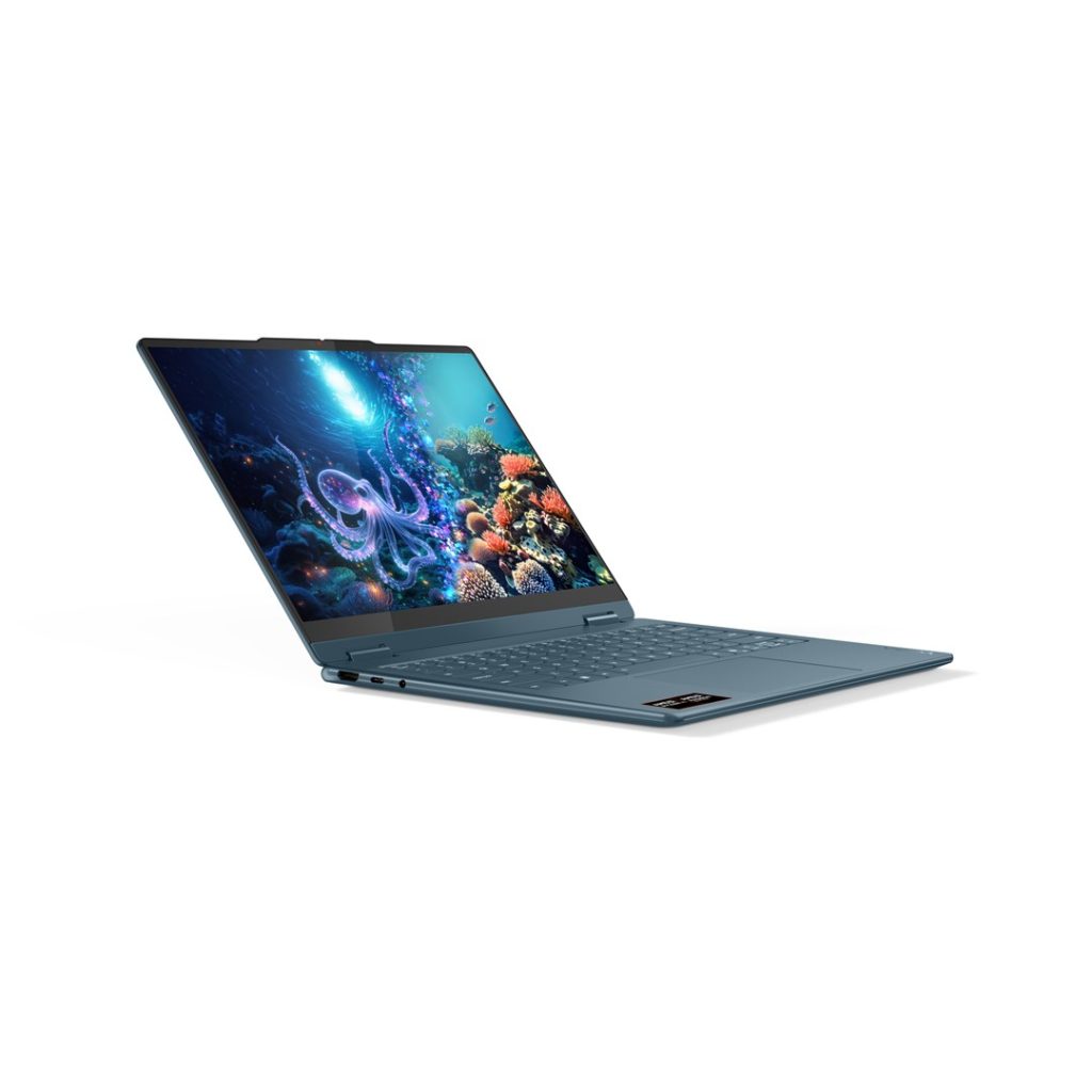 Lenovo Yoga 7 2-in-1 14AKP10 Copilot+ PC AMD Ryzen AI 5 340 Hybrid (2-in-1) 35.6 cm (14") Touchscreen WUXGA 16 GB LPDDR5-SDRAM 512 GB SSD Wi-Fi 7 (802.11be) Windows 11 Home Teal