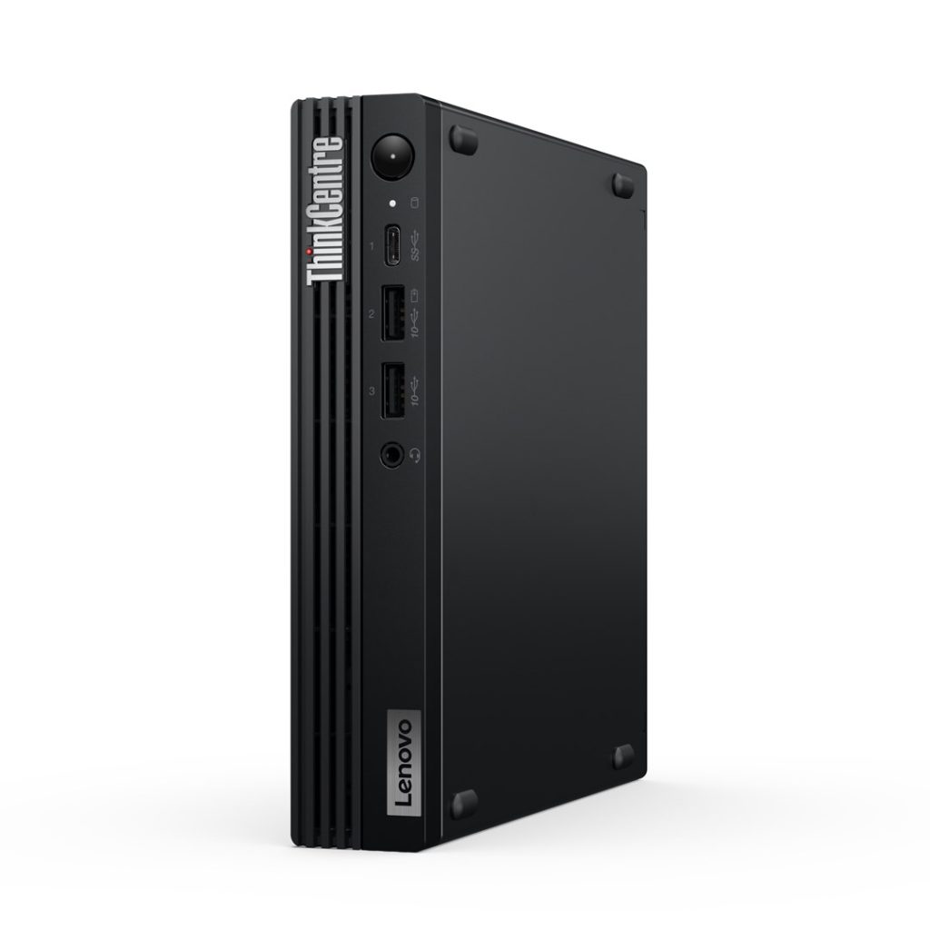 Lenovo ThinkCentre M70q Gen 5 Intel® Core™ i3 i3-14100T 8 GB DDR5-SDRAM 256 GB SSD Windows 11 Pro Mini PC Black