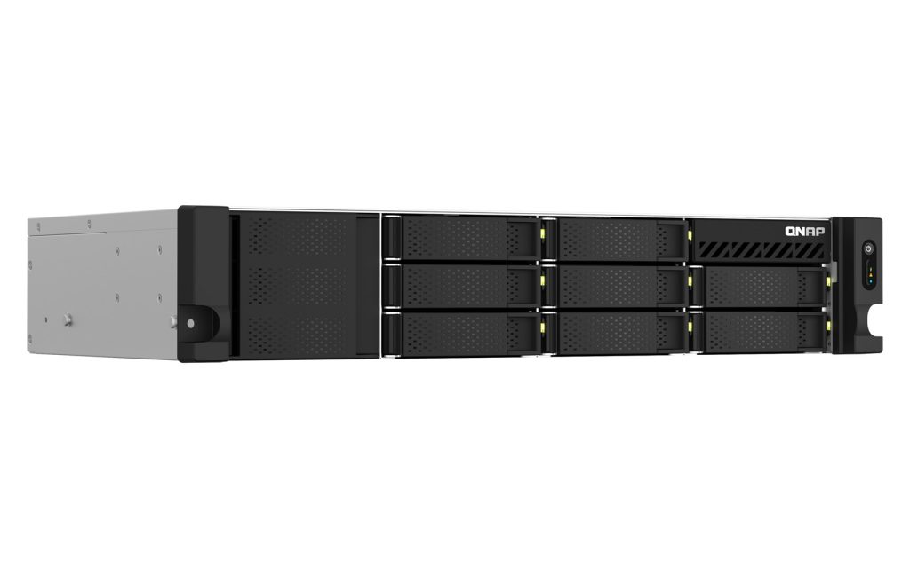 QNAP TS-873AEU-4G NAS/storage server Rack (2U) Ryzen Embedded V1500B 4 GB DDR4 0 TB QuTS hero Black