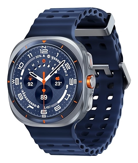 Samsung Galaxy Watch Ultra 3.81 cm (1.5") AMOLED 47 mm Digital 480 x 480 pixels Touchscreen 4G Titanium Wi-Fi GPS (satellite)