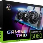 MSI GAMING GEFORCE RTX 5080 16G TRIO OC graphics card NVIDIA 16 GB GDDR7