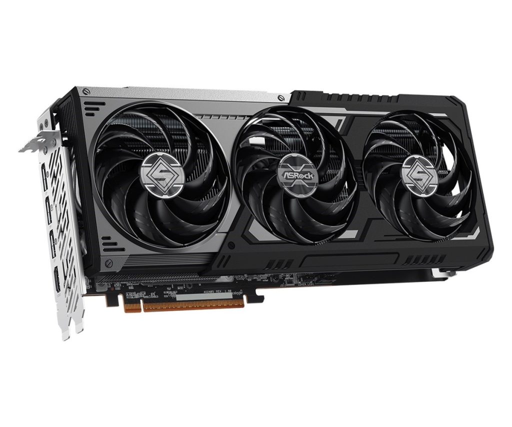 ASRock AMD Radeon™ RX 9070 XT Steel Legend Dark 16GB graphics card